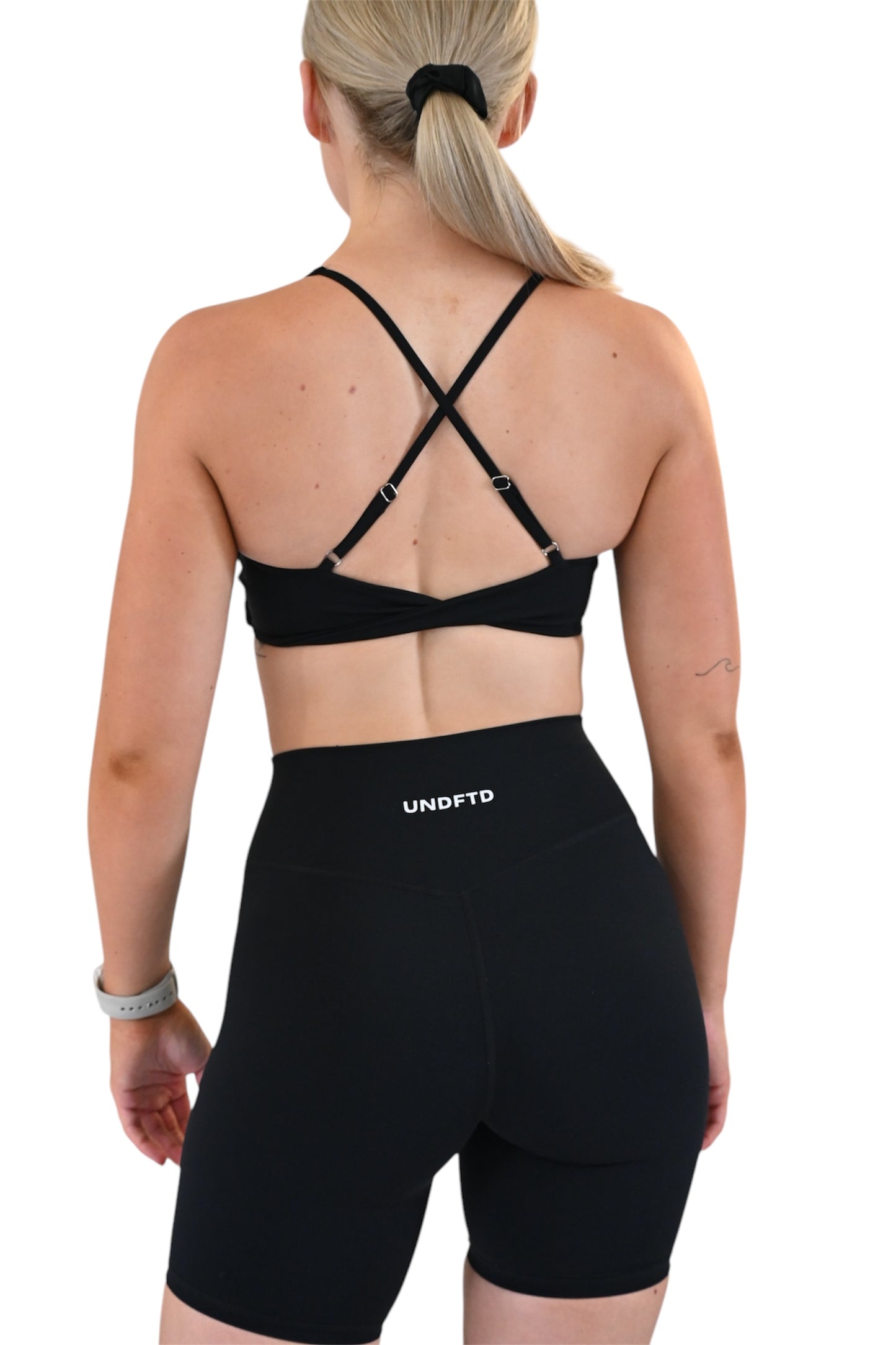 FLEXCORE TWIST BRA BLACK
