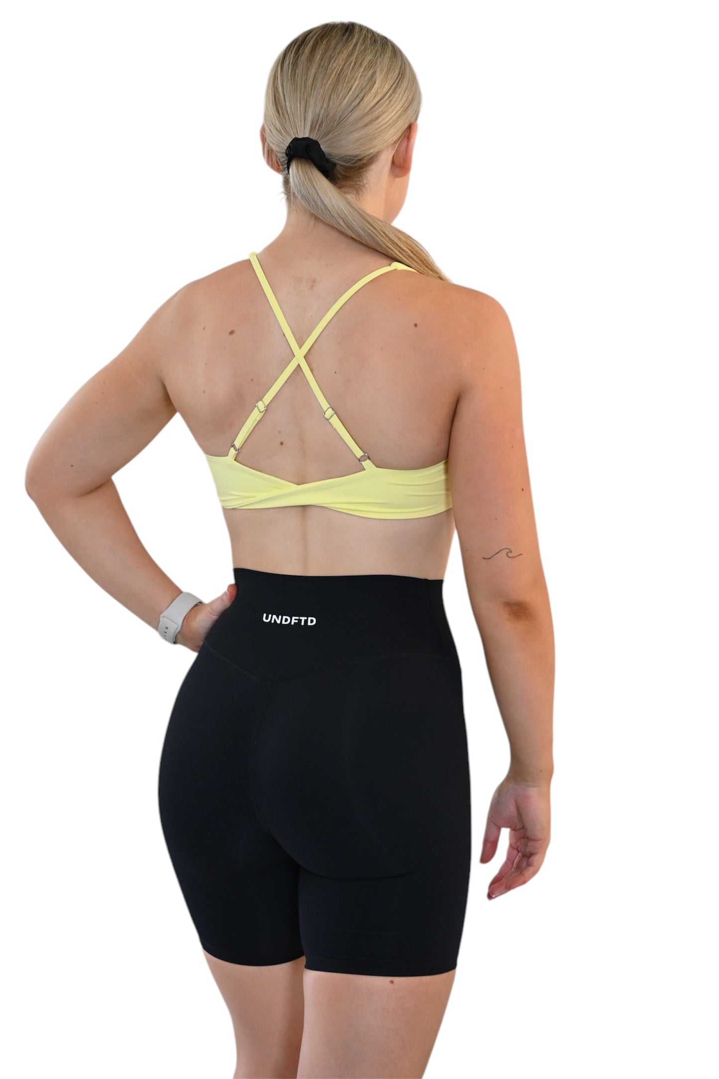 FLEXCORE TWIST BRA YELLOW