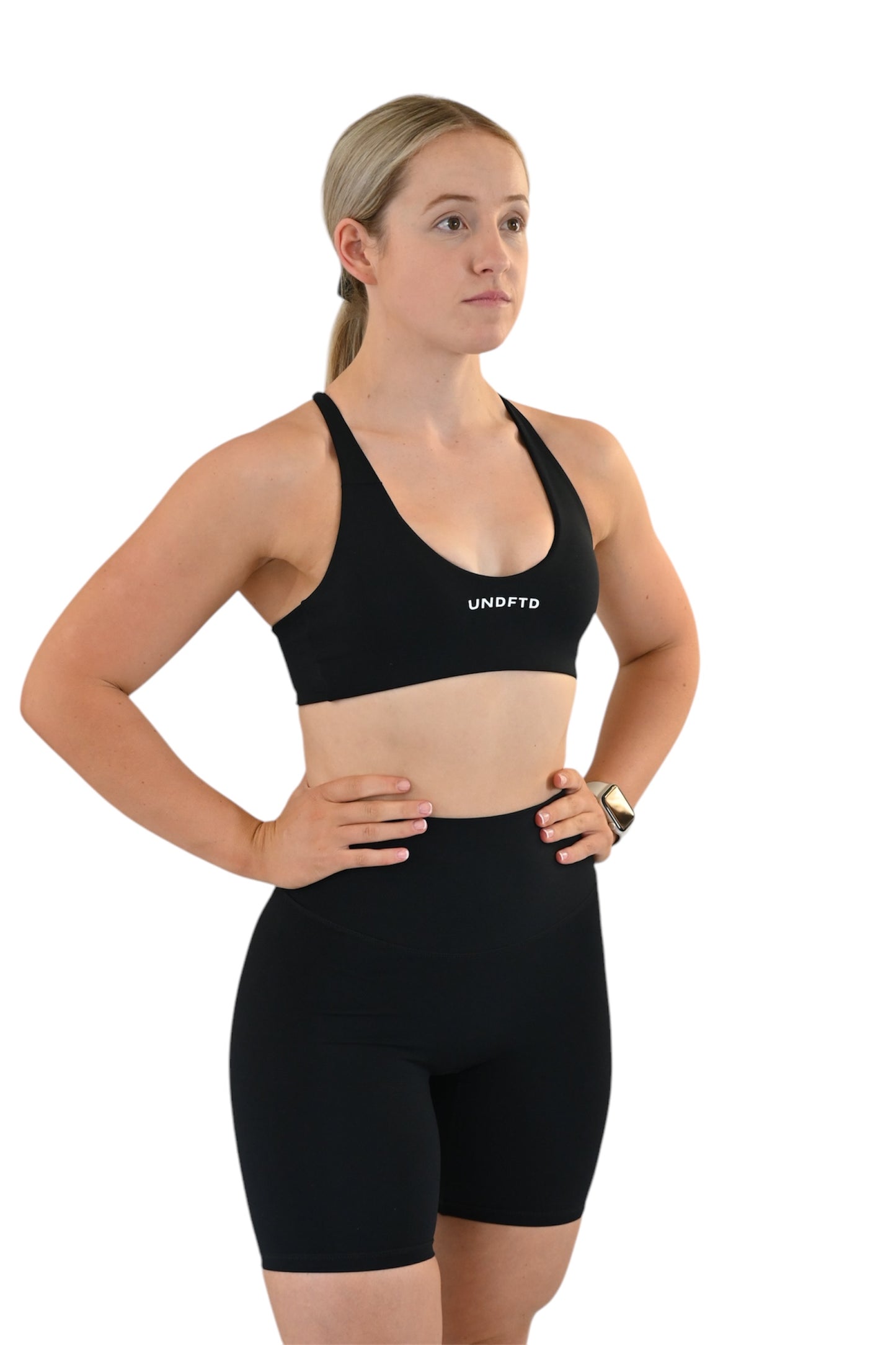 FLEXCORE TWIST BRA BLACK