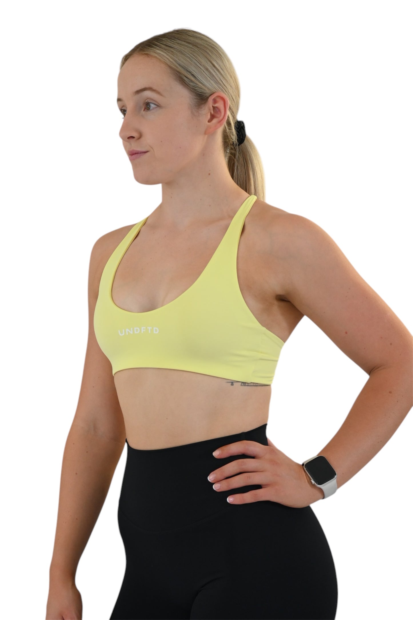 FLEXCORE TWIST BRA YELLOW