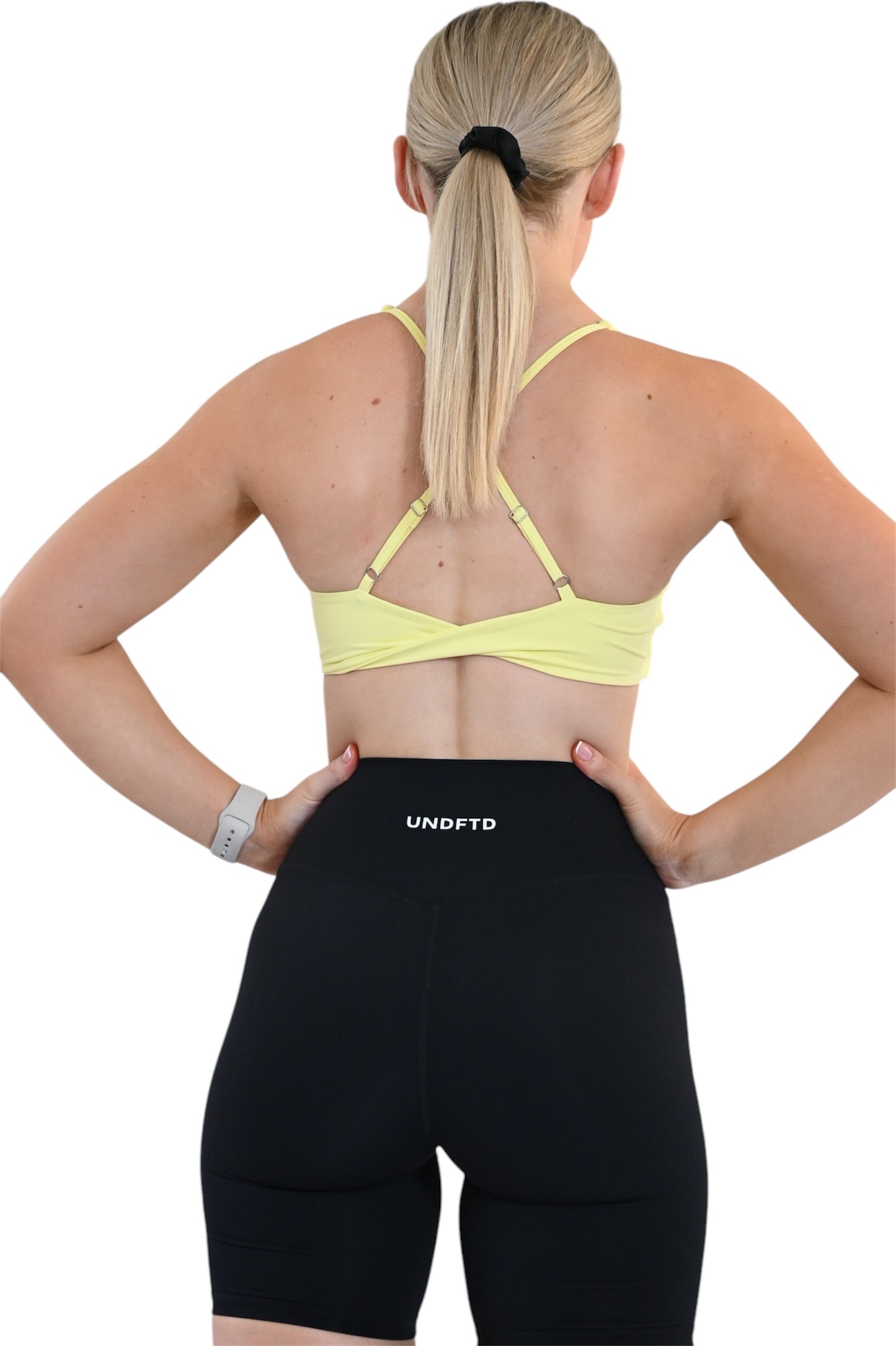 FLEXCORE TWIST BRA YELLOW