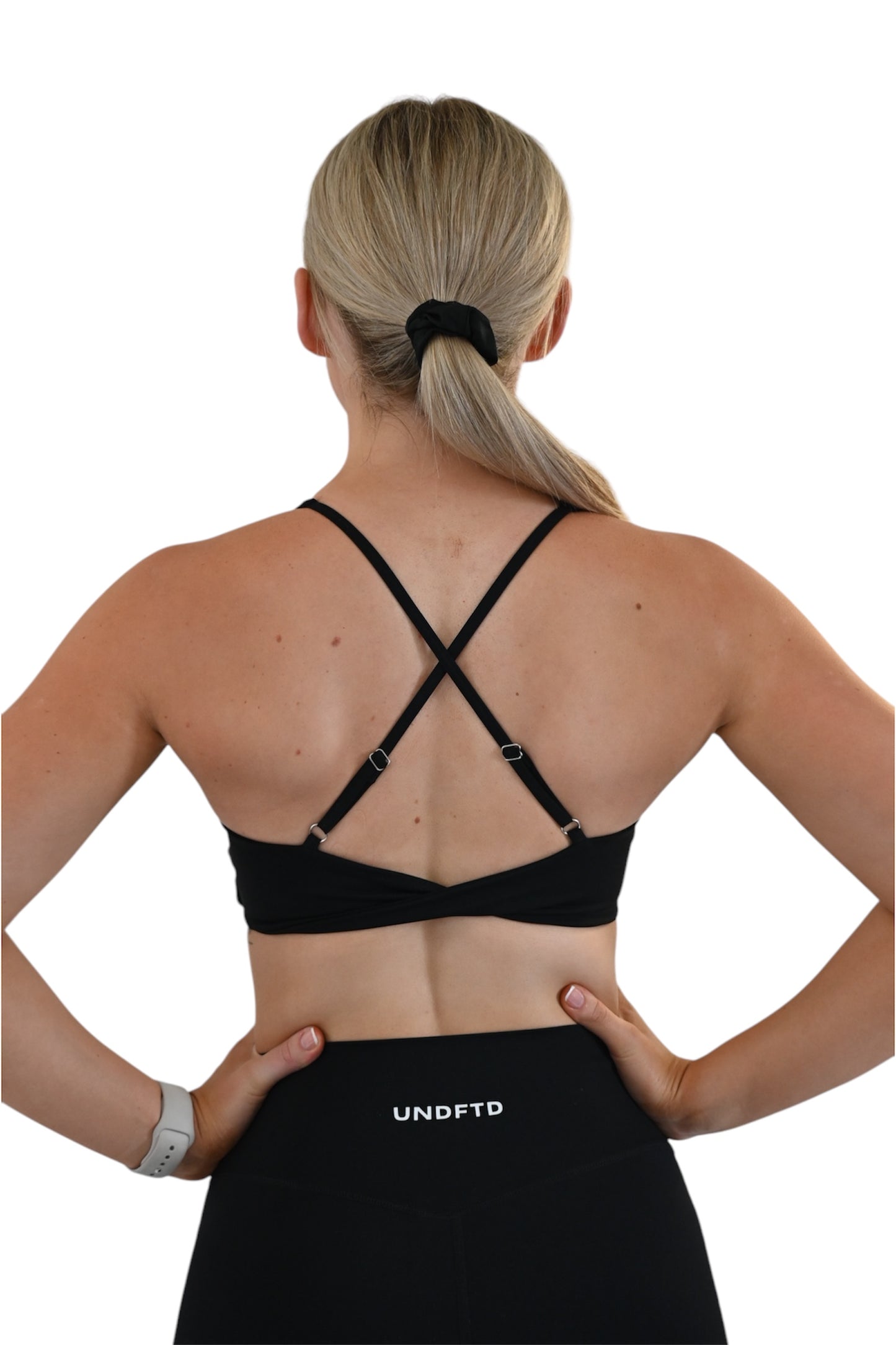 FLEXCORE TWIST BRA BLACK